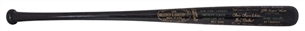 1976 American League Champions New York Yankees Hillerich & Bradsby Black Trophy Bat With Facsimile Signatures Presented To Bill Veeck (Veeck Family LOA)